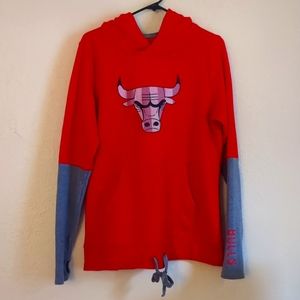 Chicago Bulls NBA Fanatics Pullover Hoodie NWOT EUC